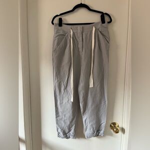 Wilfred linen blend cropped pants